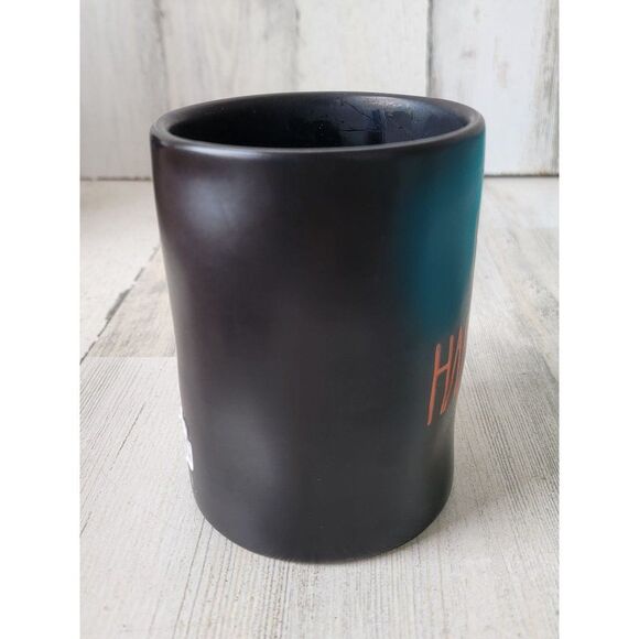 Rae Dunn happy Halloween candle AS IS black home decor - Picture 3 of 8